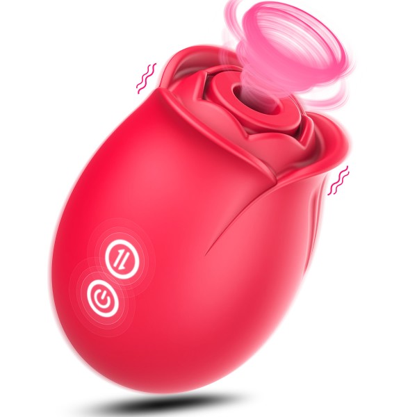 Upgraded Rose Sucking Vibrator Clitoral Nipple Stimulator With 18 Modes Bigshocked